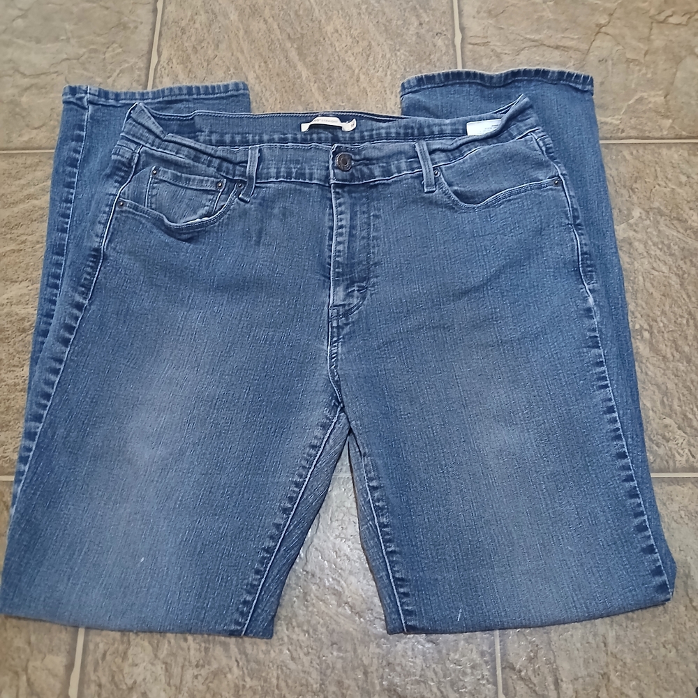 Levi 505 Straight Leg Women’s 16m 33x32 Jeans - Blue Workwear Denim Casual
